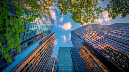 Businessman analyze investment sustainability ESG icons. ESG environmental protection concept, sustainable development, climate change, green energy recycle, Net zero and carbon neutral.