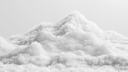 Salzh&uuml;gel in Wei&szlig;t&ouml;nen mit glitzernden Akzenten

