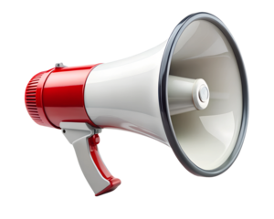megaphone announcement loudspeaker