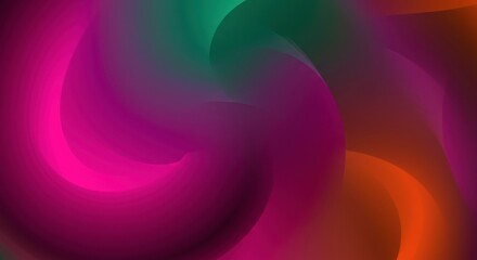 Abstract Swirls of Color: A mesmerizing abstract design featuring smooth, flowing gradients of vibrant hues creating a sense of motion and depth.