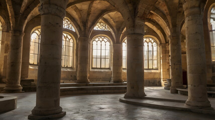 Obraz premium interior of the cathedral of st james in sibenik croatia