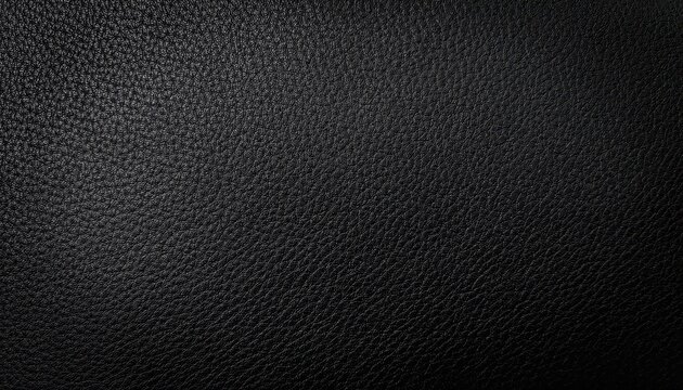 Panoramic Abstract Black Leather Texture Illustration Dark Background Concept Showcasing Mysterious and Elegant Textures, Ideal for Design Projects or Art Appreciators