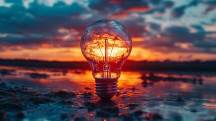 Ideas and innovation bulb