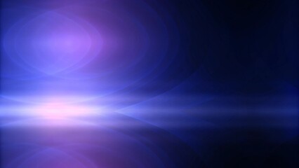 Fototapeta premium Dark stage shows, blue, and purple background, an empty dark scene, laser beams, neon, spotlights reflection on the asphalt floor, studio room with smoke floating up for display products. 