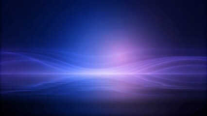 Fototapeta premium Dark stage shows, blue, and purple background, an empty dark scene, laser beams, neon, spotlights reflection on the asphalt floor, studio room with smoke floating up for display products. 