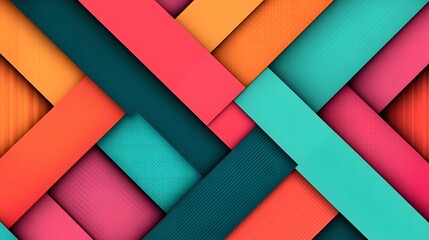 Abstract Colorful Geometric Pattern Background Design