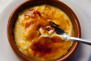 Crema catalana - dessert of Catalonia