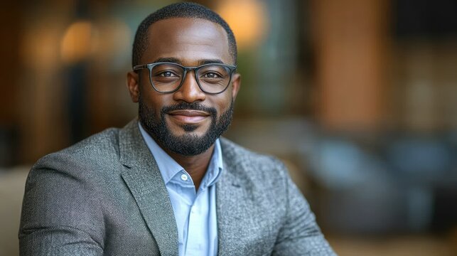 Portrait of a Confident African American Man