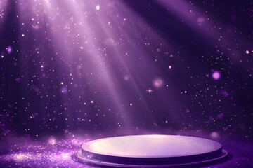 stage with spotlight