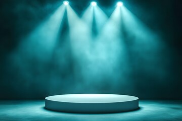 stage with spotlight