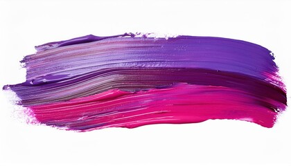 Expressive Abstract Artwork Vibrant Swirls of Pink and Purple Acrylic and Oil Paint Brushstrokes Against a Transparent Background, Embracing the Essence of Modern Artistic Expression.