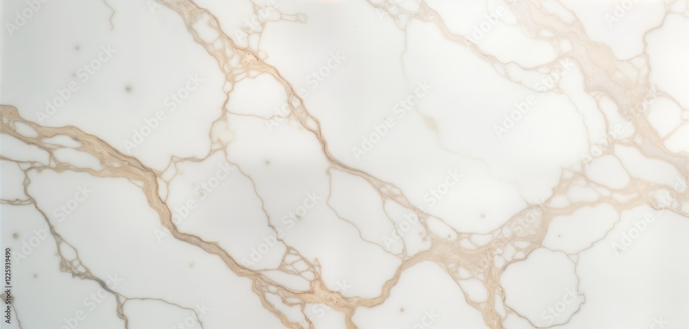Poster high resolution image shows white marble texture. subtle golden veins create elegant pattern. natura