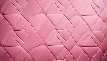 Vintage Charm Closeup of a Delicate Pink Textured Tile Against a Soft Light Pink Background, Highlighting the Beauty and Elegance of a Timeless Design Element.