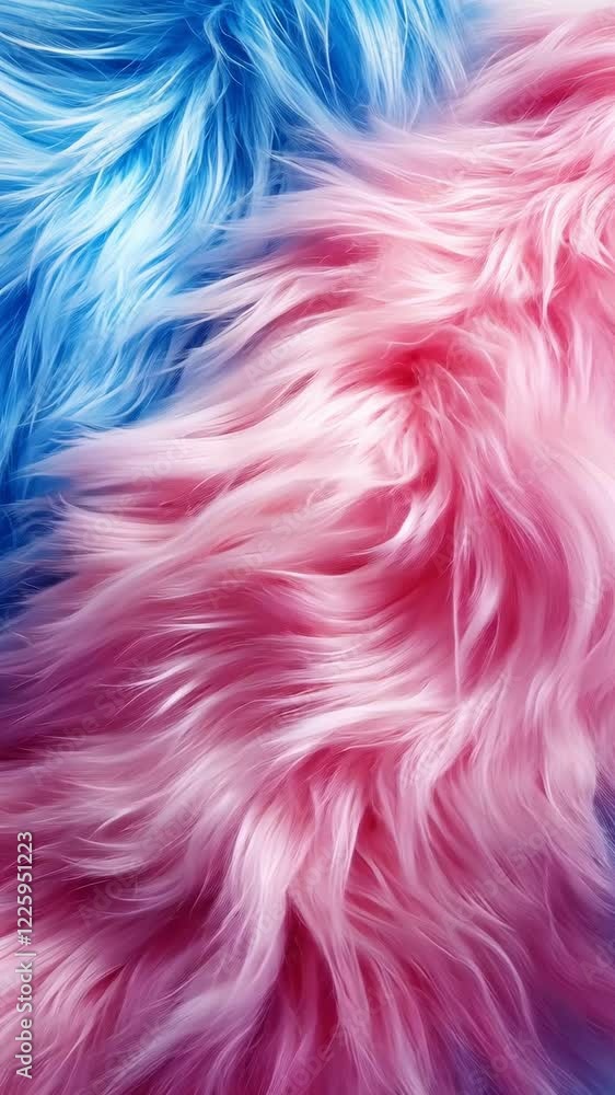 Poster this captivating display features a blend of vibrant textures in blue and pink. the motion creates a