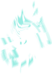 Obraz premium An abstract transparent iridescent color blur design element.
