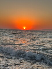 Obraz premium sunset over the sea