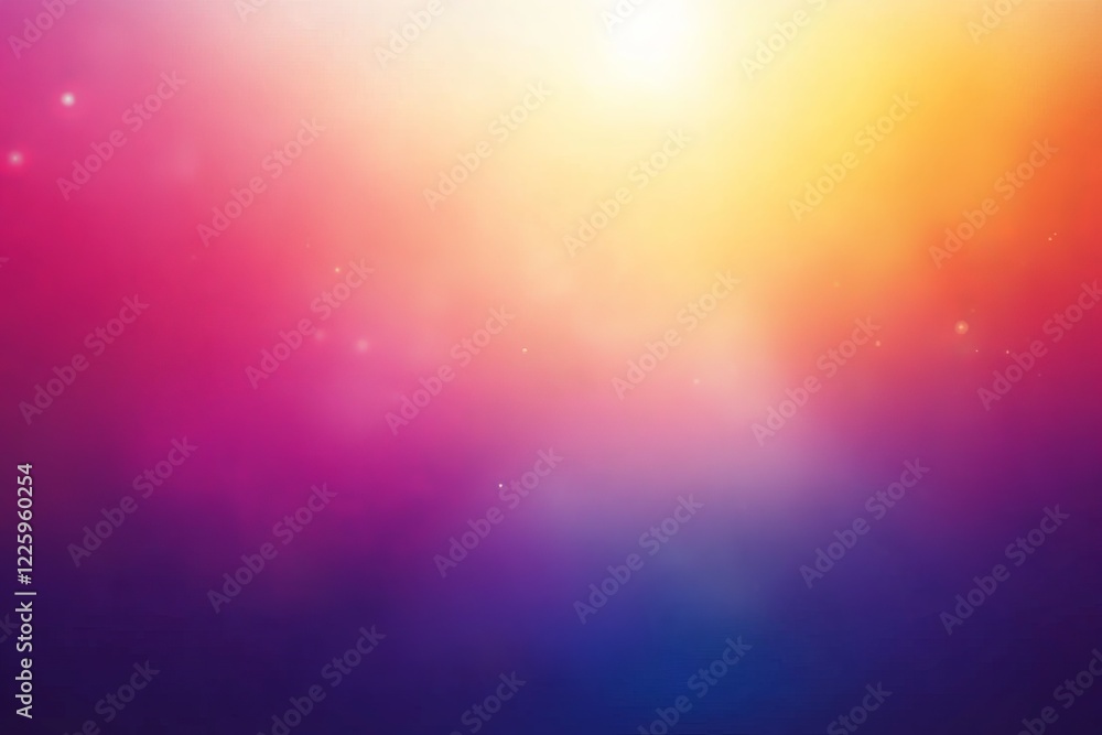 Aufkleber Vibrant blend of colors creating an abstract atmosphere with soft light effects on a dreamy backdrop
