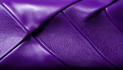 Stylish Purple Leather Accessory with Shiny Texture and Luxurious Design Closeup View, Capturing Fashion Trends for Future Aspirations in .