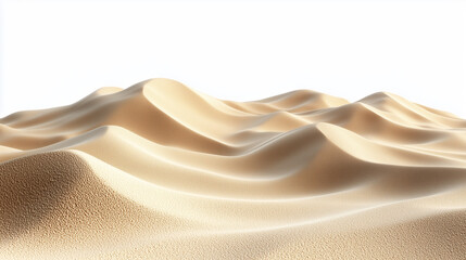 sand on white background	