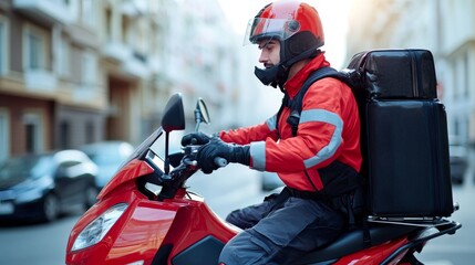 Modern delivery system on tablet streamlines order fulfillment, ensuring fast deliveries and happy retail customers