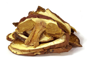 Suszone borowiki na białym tle © Jolaya