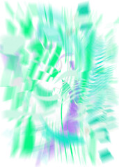 An abstract transparent iridescent color blur design element.