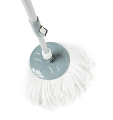 String mop isolated on white. Cleaning equipment