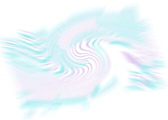 Fototapeta premium An abstract transparent iridescent color blur design element.