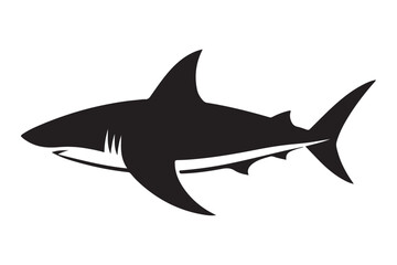 Fototapeta premium shark silhouette