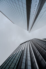 Business skyscrapers in the Financial District of London Downtown, England © Mounir