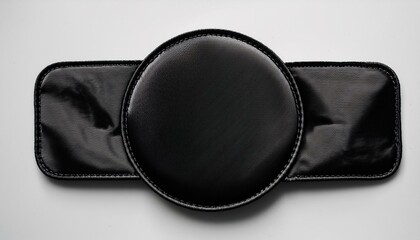 Black fabric texture, close-up detail