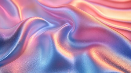 Obraz premium Abstract Pastel Draped Silk Fabric Texture