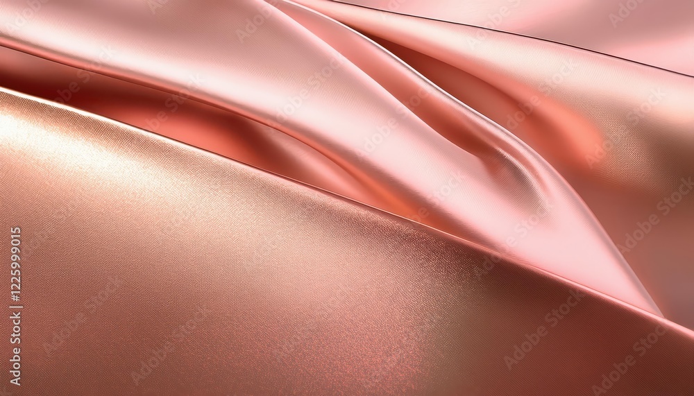 Poster stunning rose gold gradient abstract backdrop captivating geometric patterns in a warm, modern color