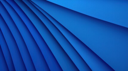 Explore the essence of creativity with a flat lay of vivid blue geometric papers, perfect for your modern design needs.