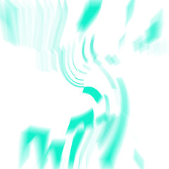 Fototapeta premium An abstract transparent iridescent color blur design element.