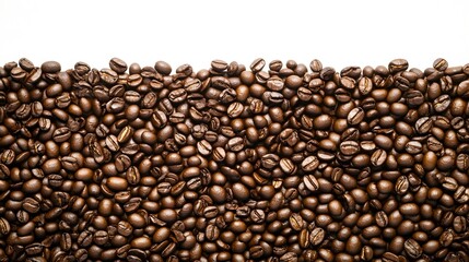 Fototapeta premium Roasted Coffee Beans Background Texture Image
