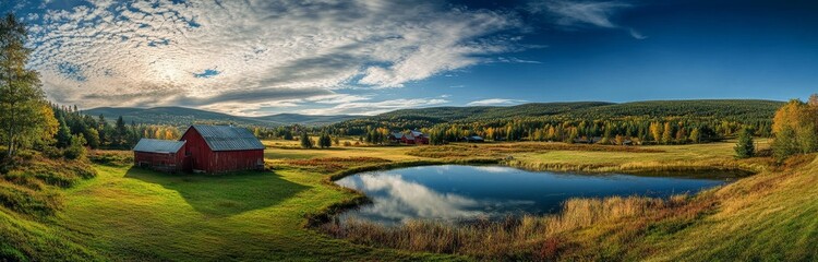 Fototapeta premium lake in the mountains