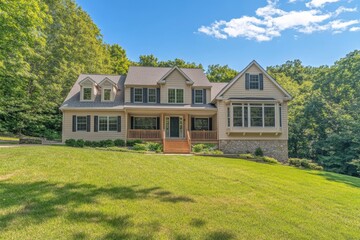 Obraz premium house on the hill