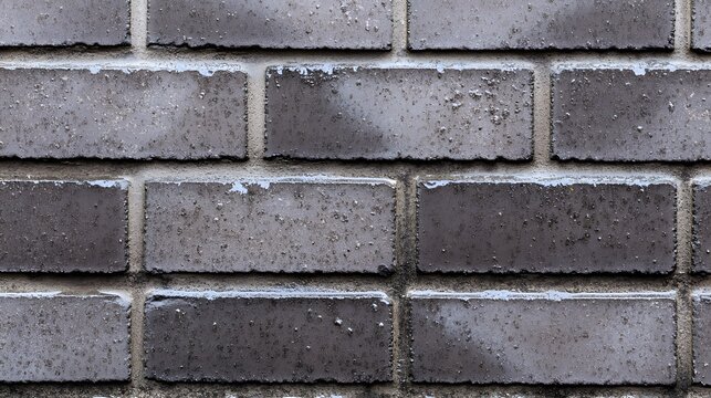 Fototapeta Detailed Gray Brick Wall Texture Background
