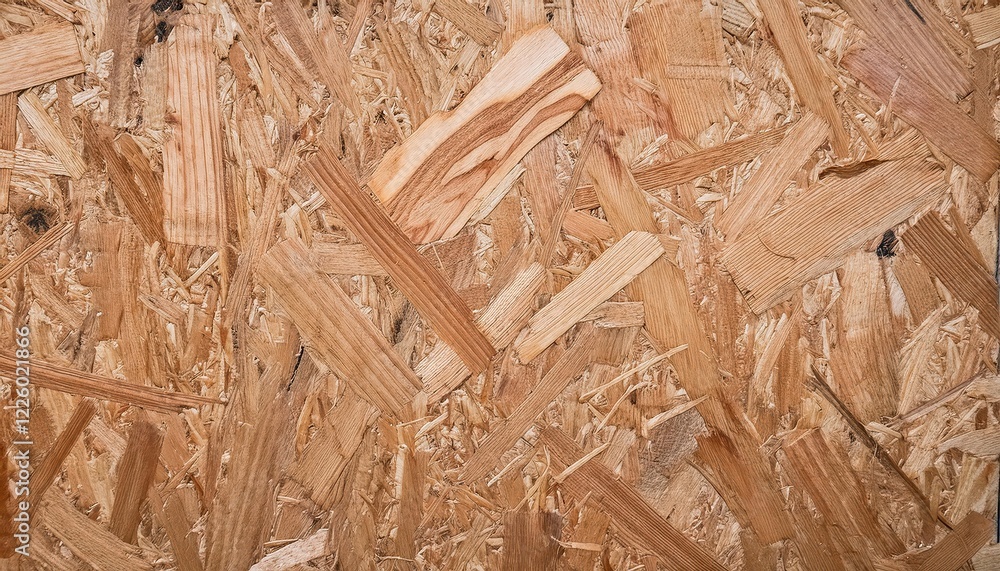 Poster highquality tileable wood particle board texture with rich grain and rustic aesthetic, ideal for int