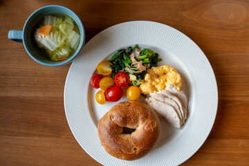 おしゃれな朝食