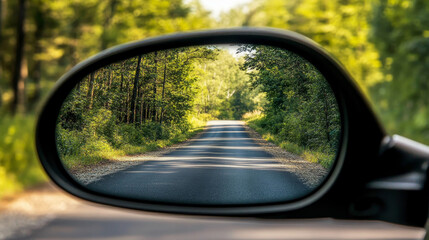Reflections of the Journey: The Road Through a Vehicle&rsquo;s Mirror