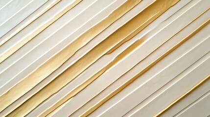 Obraz premium Abstract Gold Stripes on Beige Background