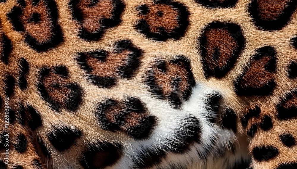 Poster high resolution seamless leopard texture showcasing the vivid patterns and realistic fur of a majest