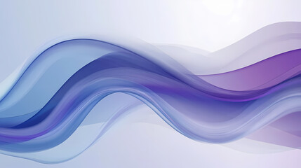 Obraz premium Colorful abstract wave background in midnight blue, light gray, and moderate violet, abstract, wave, background, wallpaper. Midnight Wave. Illustration