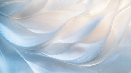 Obraz premium Macro shot of shimmering ice crystals reflecting light, creating an abstract frozen winter texture 16