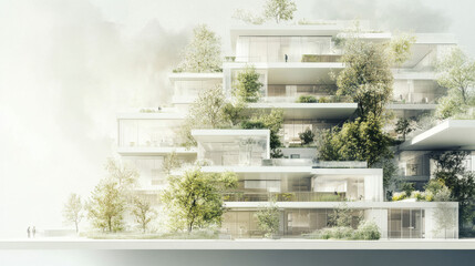 The urban landscape merges innovation with functionality.