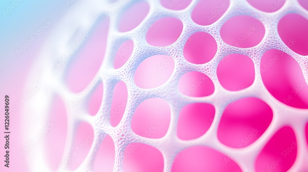 Aufkleber abstract pink and white network structure mesh background