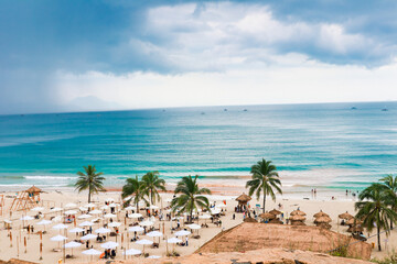 Rio Beach Kalianda South Lampung A Sunny Day at a Tropical Beach