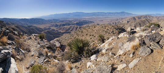 Panorama From South Inspiration Overlooking The Coachella Valley